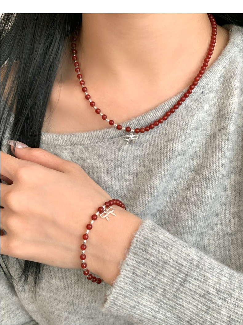S925 Sterling Silver Red